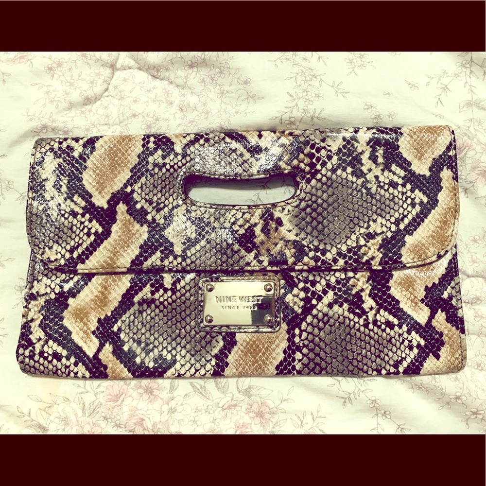 Nine West snake skin bag